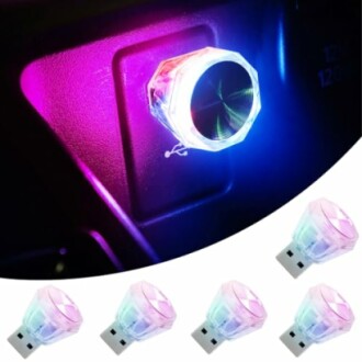 5 PCS USB Atmosphere Light Review: Portable Ambient Lighting for Car & Home