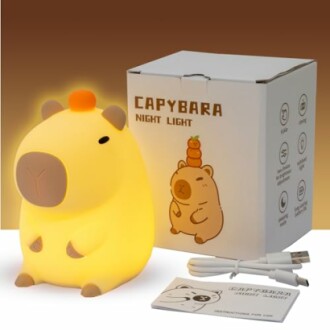 Capybara Silicone LED Night Light Review: Cute & Portable Bedside Lamp